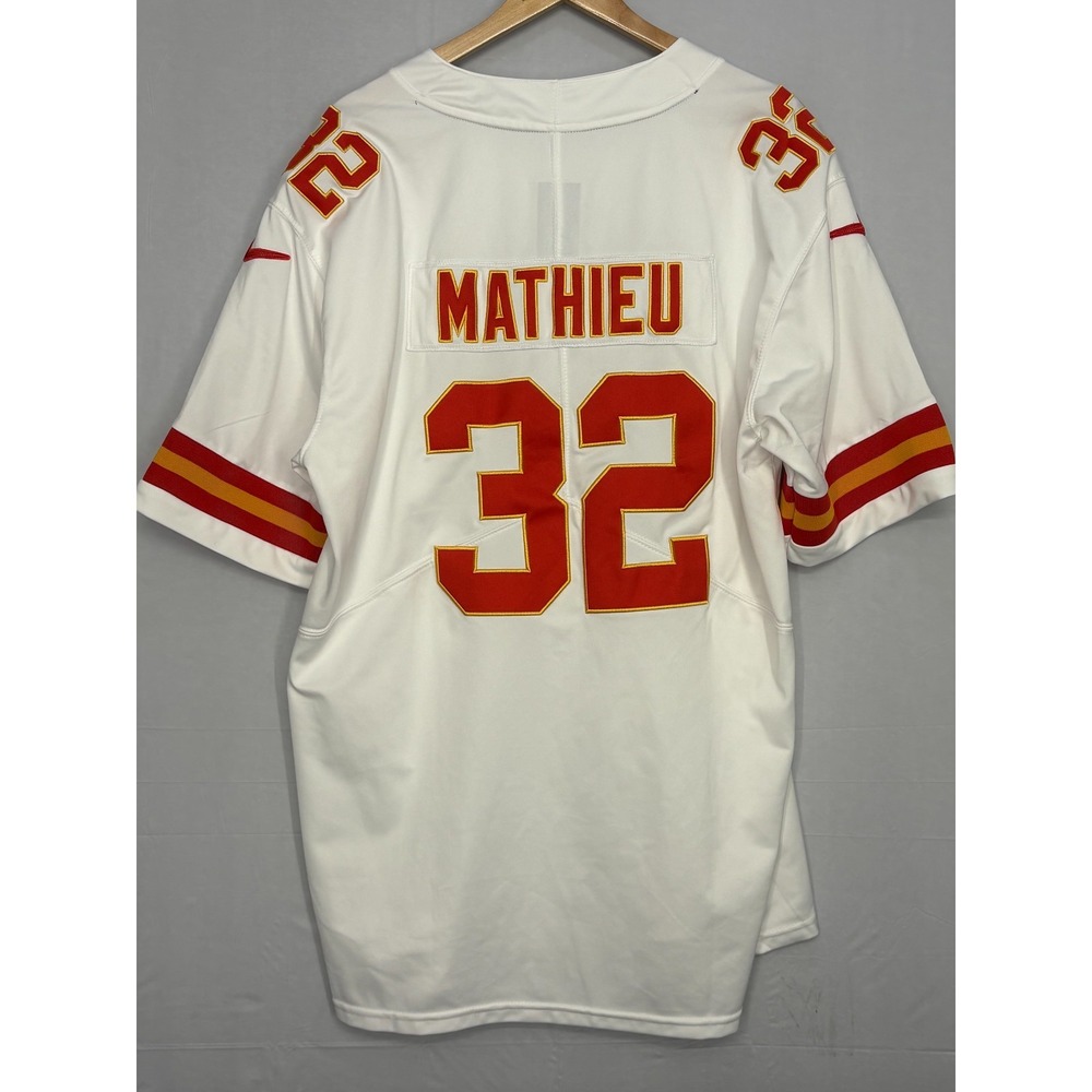 Kansas City Chiefs Nike On-Field NFL Jersey Men's White Tyrann Mathieu #32 XL - Picture 2 of 9